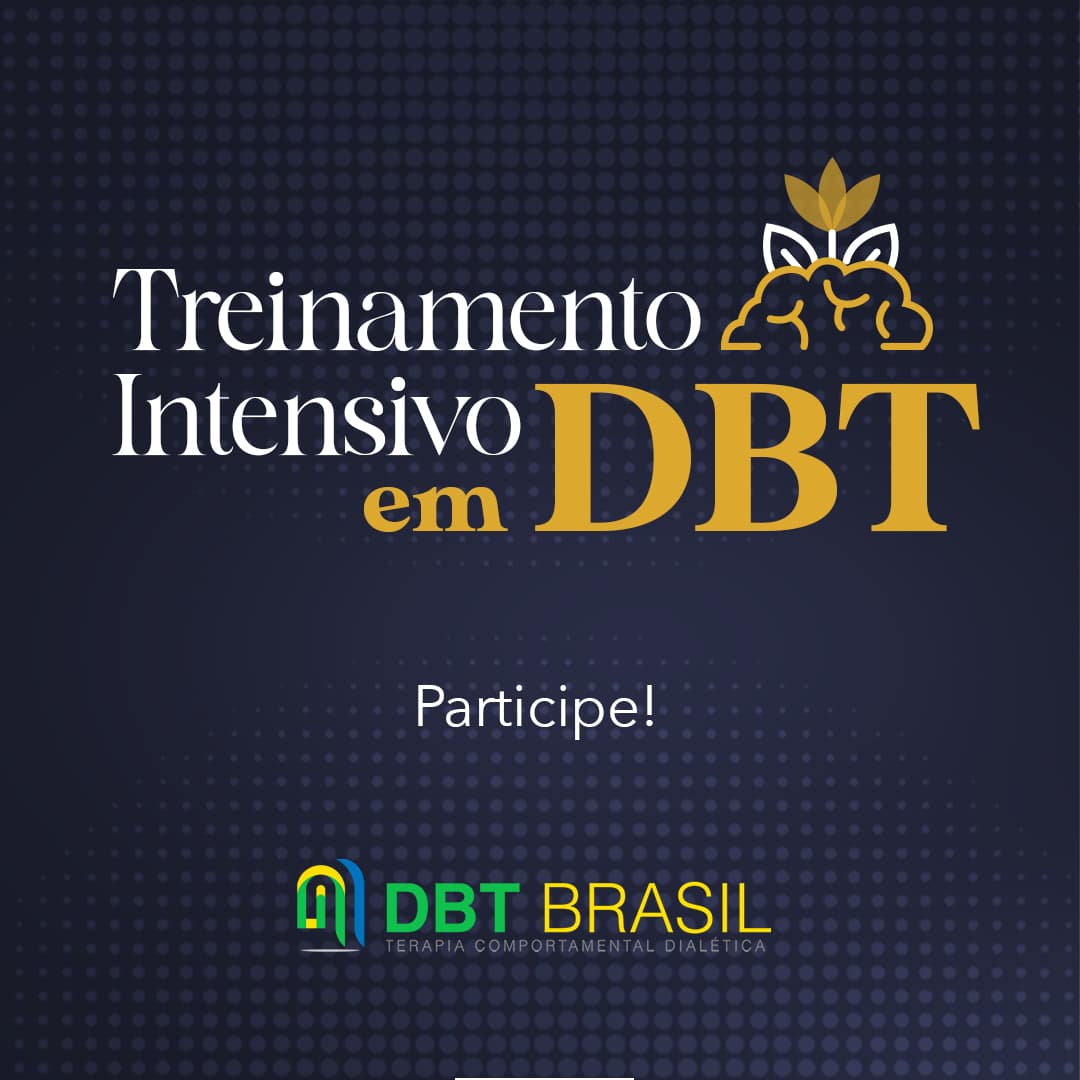 Capa oficial do curso Treinamento Intensivo em DBT, DBT Brasil